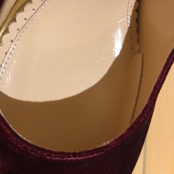 Charlotte Olympia burgundy platform heels size 36.5 - Picture 9 of 15